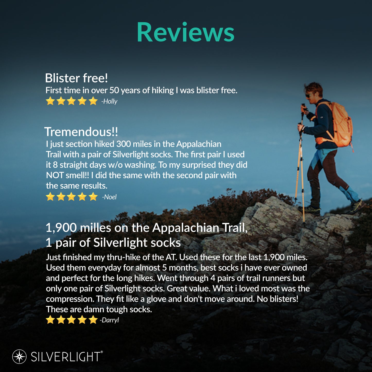 Silverlight Socks (Medium Ankle)