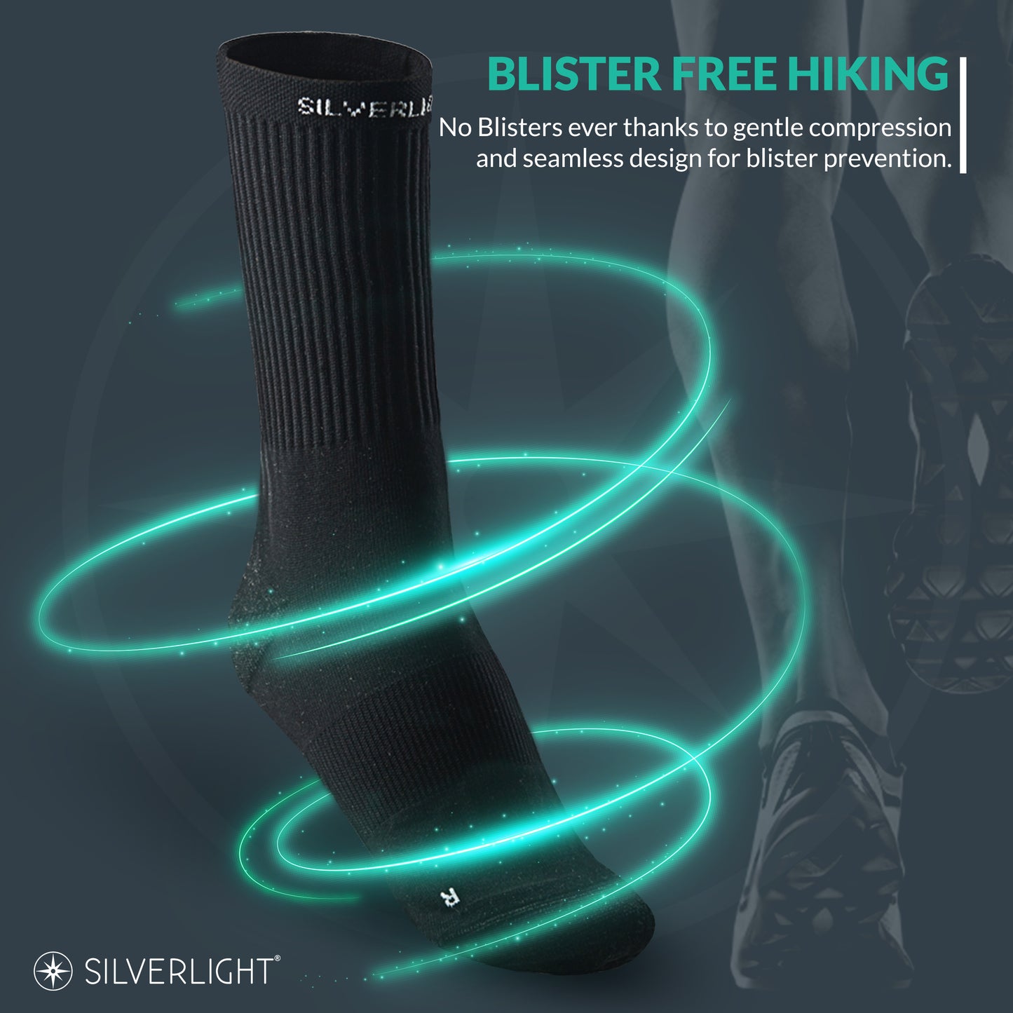 Silverlight Socks (Medium Crew)