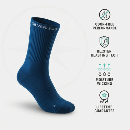 Silverlight Crew Socks