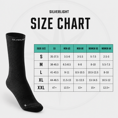 Silverlight Crew Socks